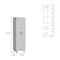 Tuhome Idaho Dresser with 2-Door Cabinets and Drawer, White ALB8991 - alternate 7